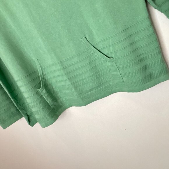Isaac Mizrahi Pullover Mock Neck Sweater Tunic Kangaroo Pocket Size XL *D20 - Picture 14 of 16